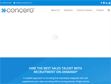 Tablet Screenshot of concerosearch.com